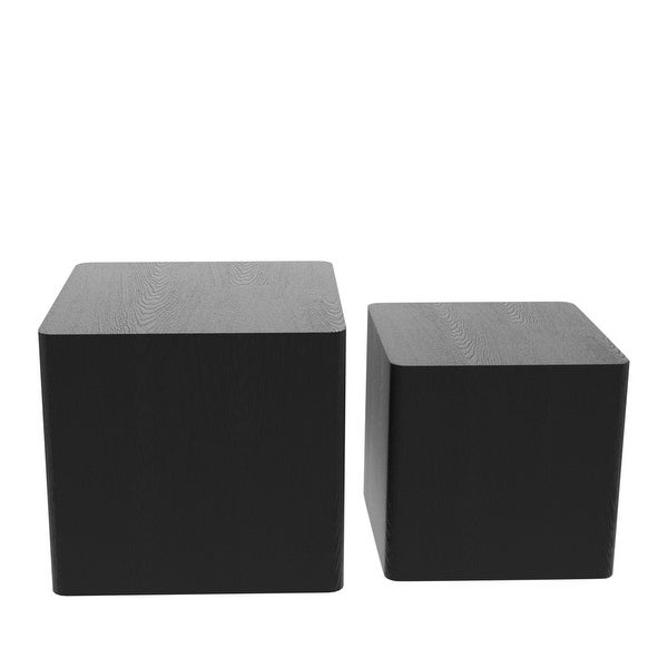 Set of 2 MDF End Table/Side Table for Living Room, Office, Bedroom
