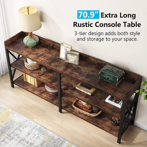 Extra Long Console Table, Narrow Sofa Table Behind Couch