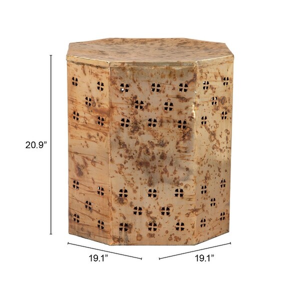 Jane Side Table Antique Copper - Antique Copper - 18.7