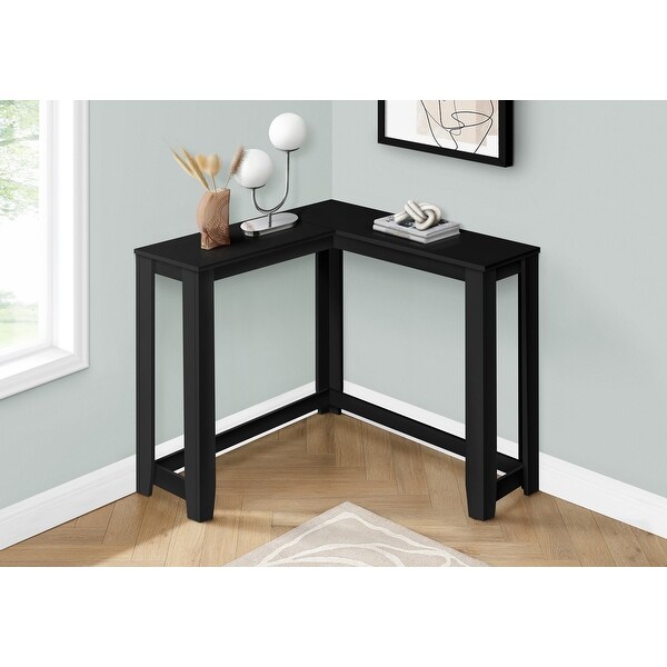 Accent Table, Console, Entryway, Narrow, Corner, Living Room, Bedroom, Laminate, Contemporary, Modern - 35.5