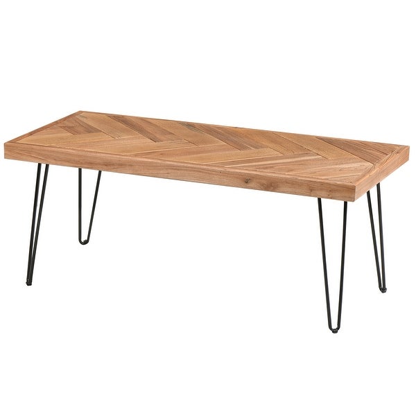 Modern Coffee Table, Easy Assembly Tea Table for Living Room