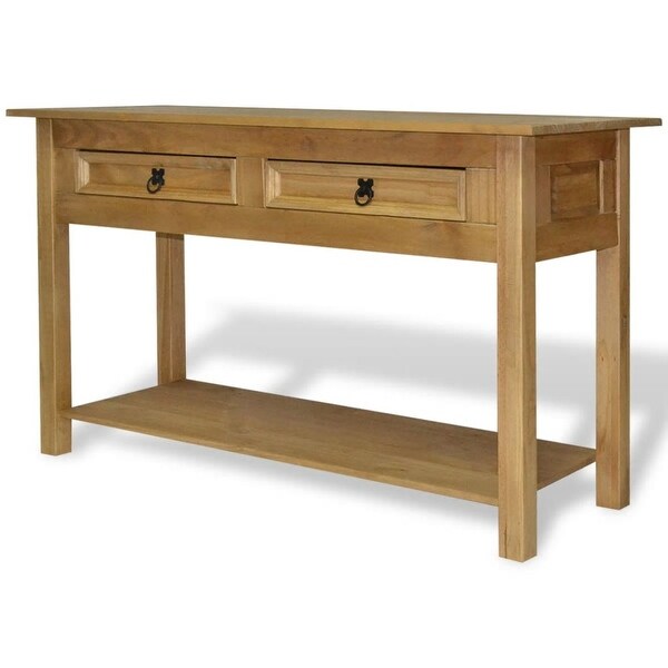 vidaXL Console Table Mexican Pine Corona Range 36.6