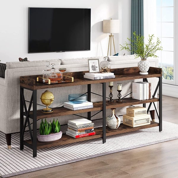 Extra Long Console Table, Narrow Sofa Table Behind Couch