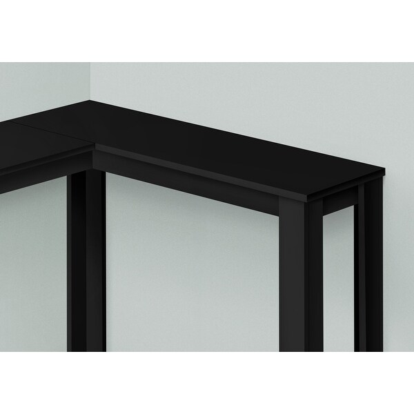 Accent Table, Console, Entryway, Narrow, Corner, Living Room, Bedroom, Laminate, Contemporary, Modern - 35.5