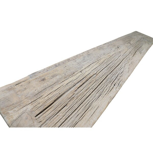Artissance Rectangular Weathered Natural Wood Indoor Vintage Waterfall Console Table (Size and Finish Vary)