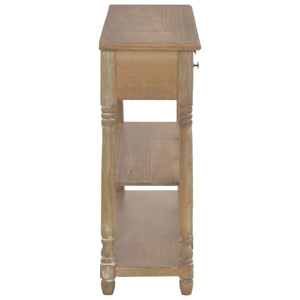Console Table Entryway Table with Storage Shelves, Industrial Wood Hallway Sofa Table for Living Room, Couch, Kitchen Counter