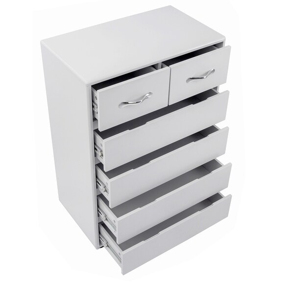 Six drawer Side Table-Grey,3 Times Painting Process,Simple design