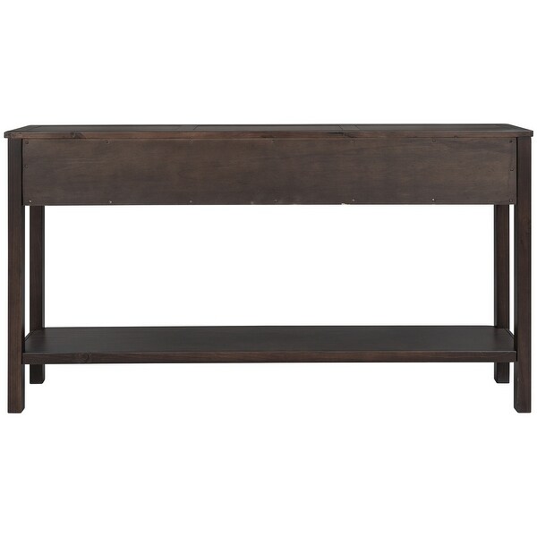 Rustic Entryway Console Table, 60