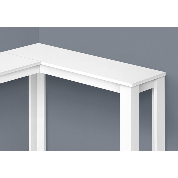 Accent Table, Console, Entryway, Narrow, Corner, Living Room, Bedroom, Laminate, Contemporary, Modern - 35.5