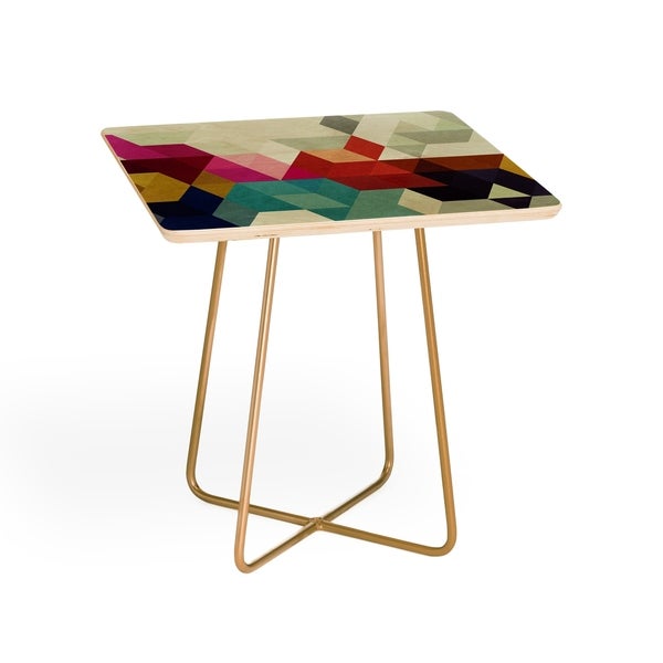Deny Designs Modele 7 Side Table (Round or square, 2 leg options)