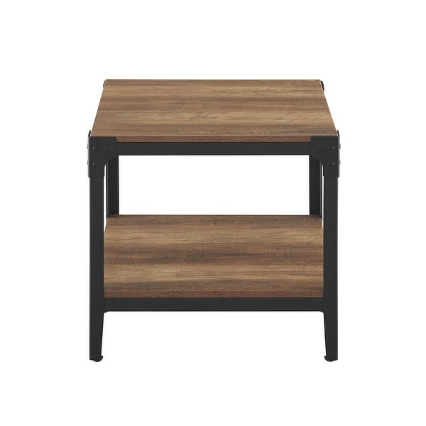 Middlebrook Witten Angle Iron Side Tables, Set of 2
