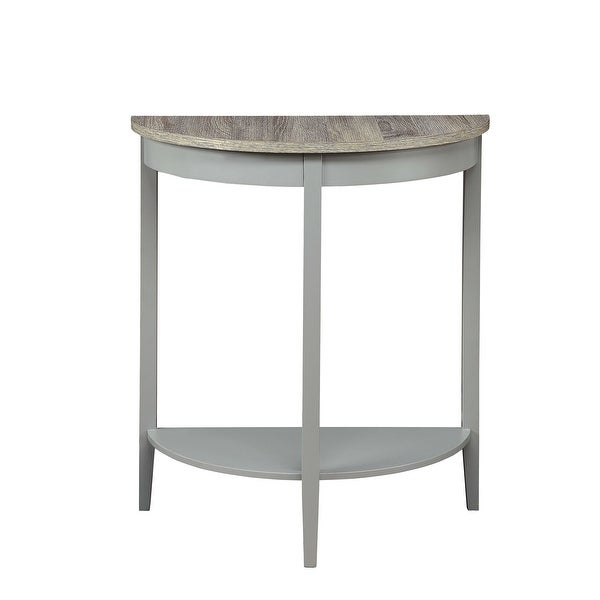 Half Moon Console Table,Foyer Sofa Table - 28