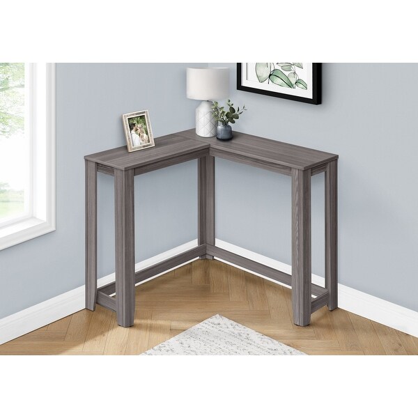 Accent Table, Console, Entryway, Narrow, Corner, Living Room, Bedroom, Laminate, Contemporary, Modern - 35.5