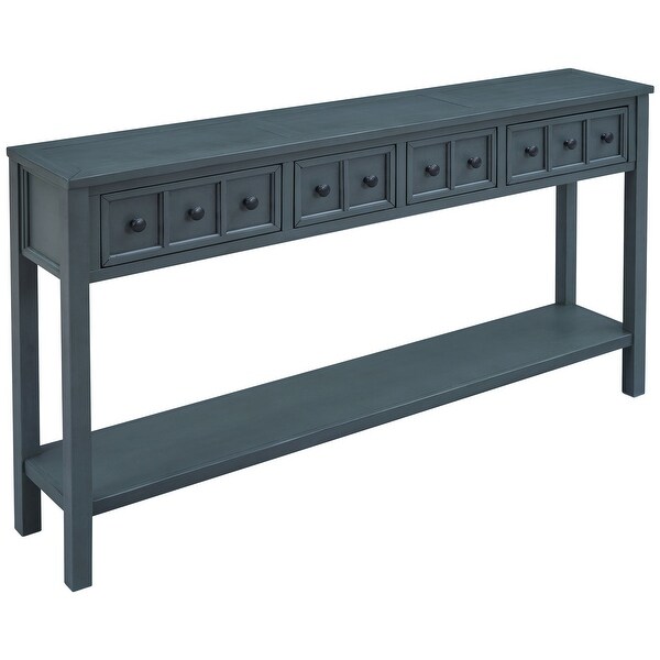 Rustic Entryway Console Table, 60
