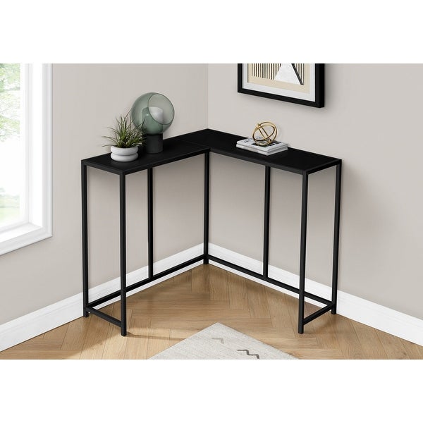 Accent Table, Console, Entryway, Narrow, Corner, Living Room, Bedroom, Metal, Laminate, Contemporary, Modern - 36