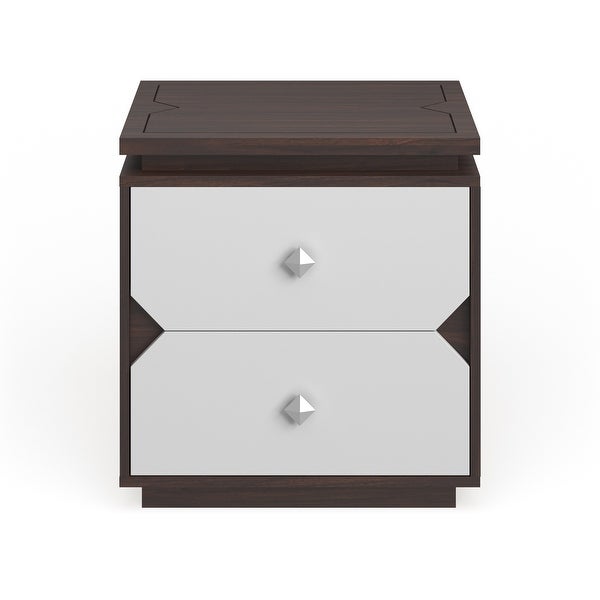 Furniture of America Tarris Contemporary Walnut 20-inch Side Table