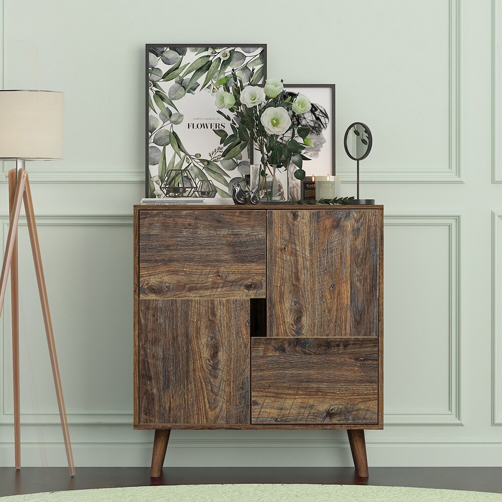 Sideboard,Console Table with Four Storage Spaces, Restaurant Sideboard