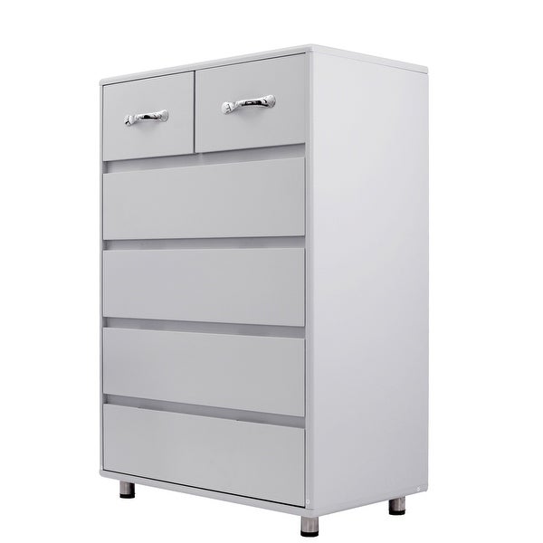 Six drawer Side Table-Grey,3 Times Painting Process,Simple design