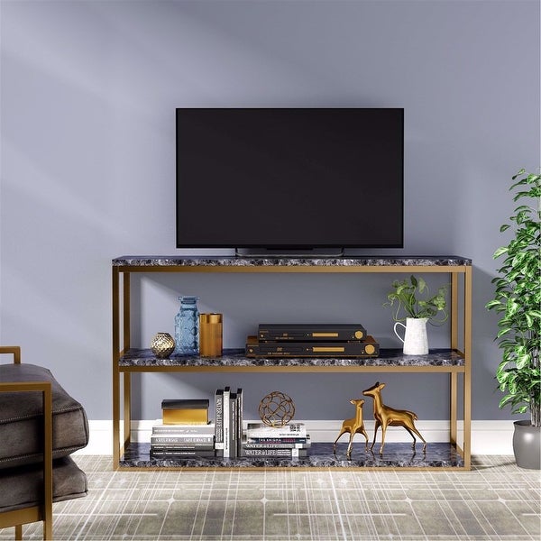 3-Tier Sofa Console Table, Vintage Entry Table
