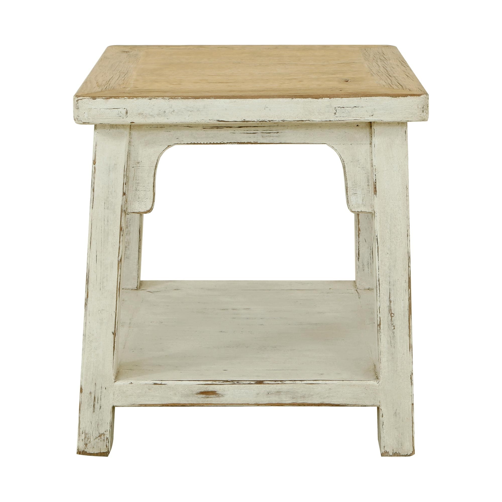 Artissance Amalfi Side Table, 24 Inch Tall, Antique Off White - 22
