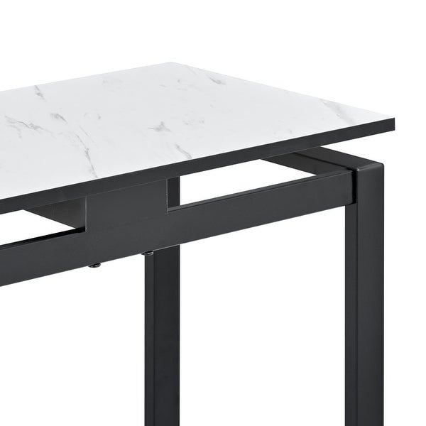 Modern Console Table, Extra Long Entryway Table with Metal Frame for Entryway, Hallway, Living Room, Foyer, Corridor
