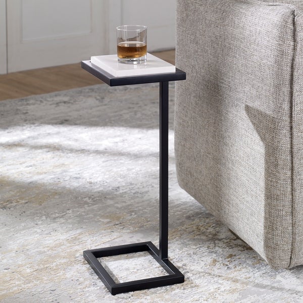 White Martini End Table - 8