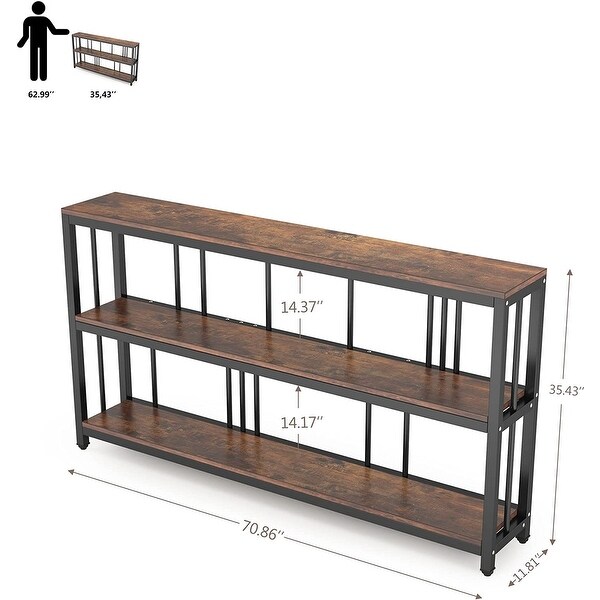 3 Tiers Console Sofa Table, 70