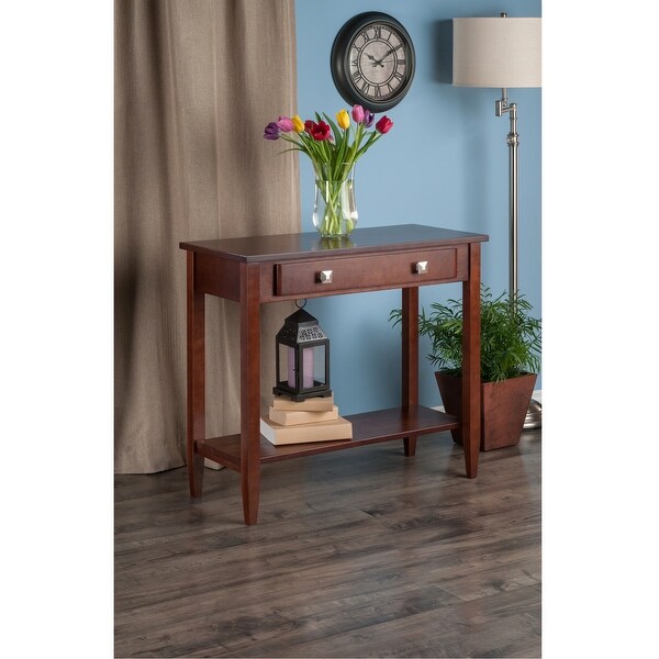 Richmond Console Table, Walnut - 33.98 x 15.69 x 29.92 inches