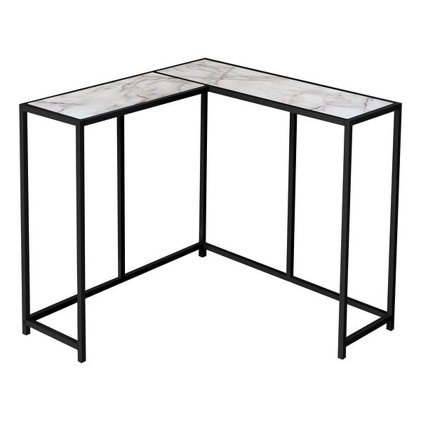 Accent Table, Console, Entryway, Narrow, Corner, Living Room, Bedroom, Metal, Laminate, Contemporary, Modern - 36