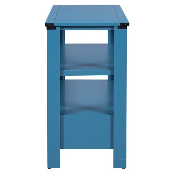 （Preferred Choice for High End Furniture)51.2'' Modern Console Table Sofa Table for Living Room with 2 Drawers and 2 Shelves