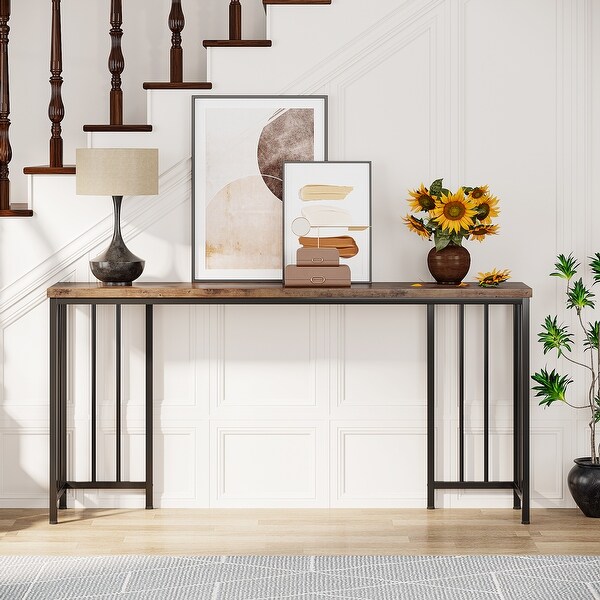 Tribesigns 70.9 inch Extra Long Console Table, Sofa Table Narrow Long Entryway Table