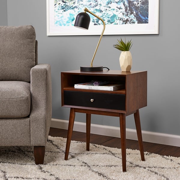 Adore Decor Calvin Side Table, Brown