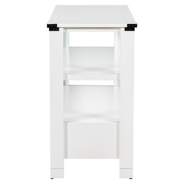 Console Table with 2 Drawers and 2 Shelves