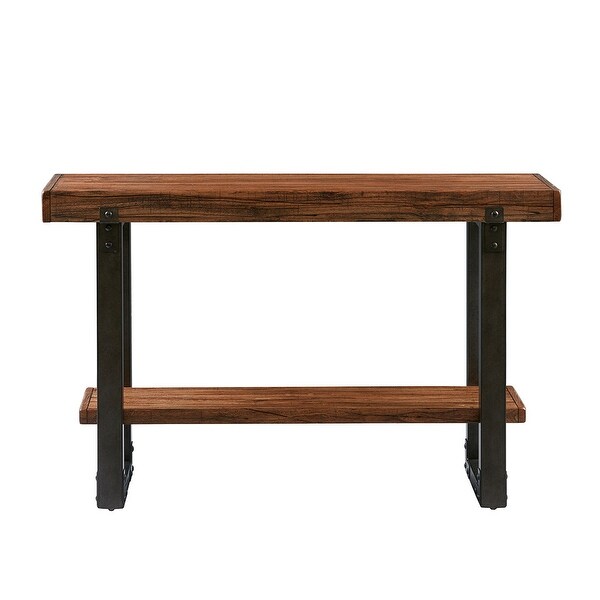 Console Table Narrow Wood Accent Sofa Table Entryway Table with Storage Shelf for Entryway, Front Hall, Hallway, Living Room