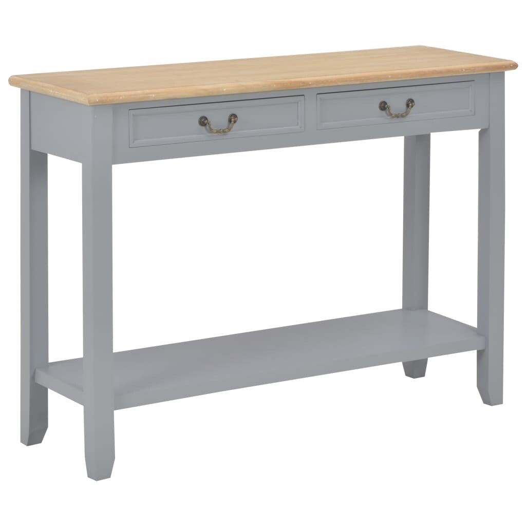 vidaXL Console Table Gray 43.3