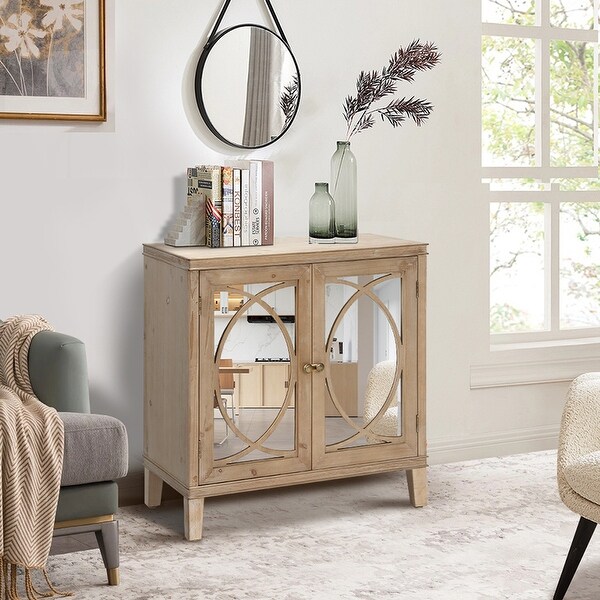 2 Door Wooden Cabinets,Classics Nature Wood Colour Wood Cabinet Vintage Style Sideboard