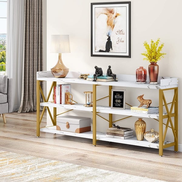 Extra Long Console Table, Narrow Sofa Table Behind Couch