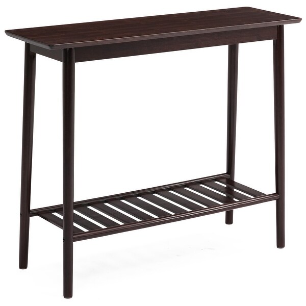 Connexion Decor Sauburn Console Table, Dark Walnut