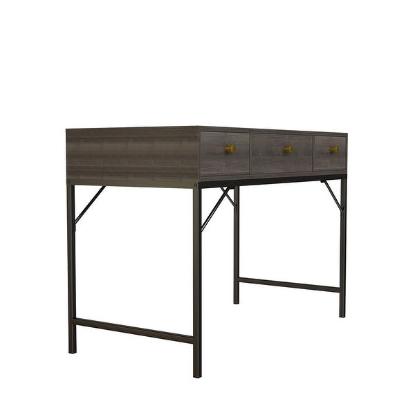 42 Inch Accent Sofa Table, Industrial Console Table