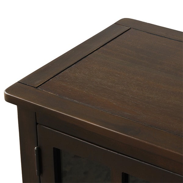 Console Table with Bottom Shelf, Storage Cabinet Living Room