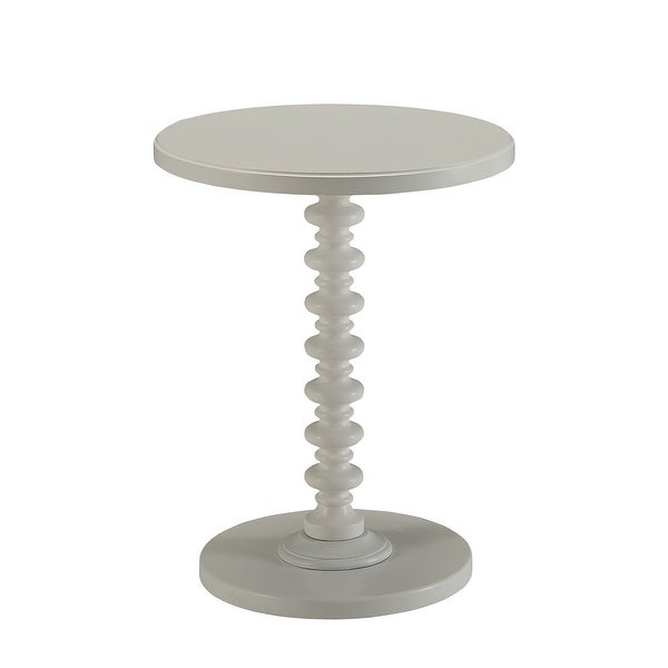 Vintage Style Wooden Round Side Table, End Table