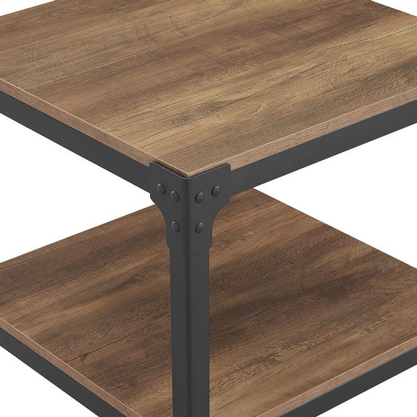 Middlebrook Witten Angle Iron Side Tables, Set of 2