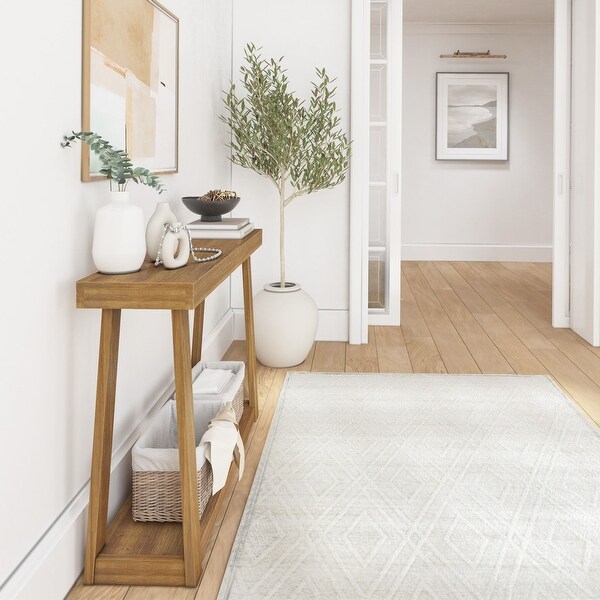Plank and Beam Classic Console Table with Shelf - 46 inches - 46