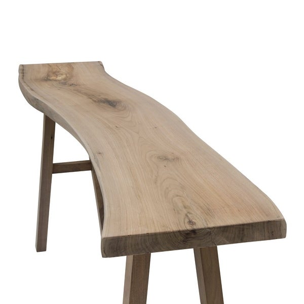 Artissance Live Edge Solid Walnut Wood Console Table, 78 Inch Wide, Natural Wood (Color and Size May Vary) - 78