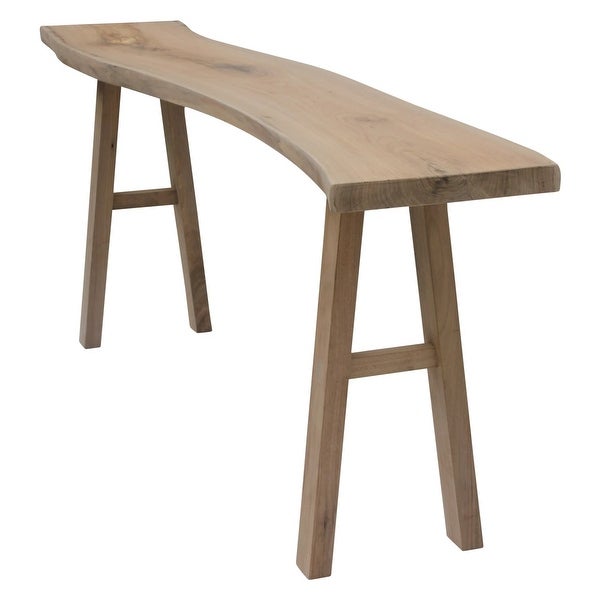 Artissance Live Edge Solid Walnut Wood Console Table, 78 Inch Wide, Natural Wood (Color and Size May Vary) - 78