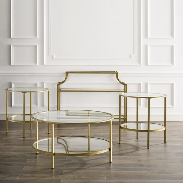 Aimee 4-Piece Set (1 Console, 1 Coffee, 2 Side Tables)