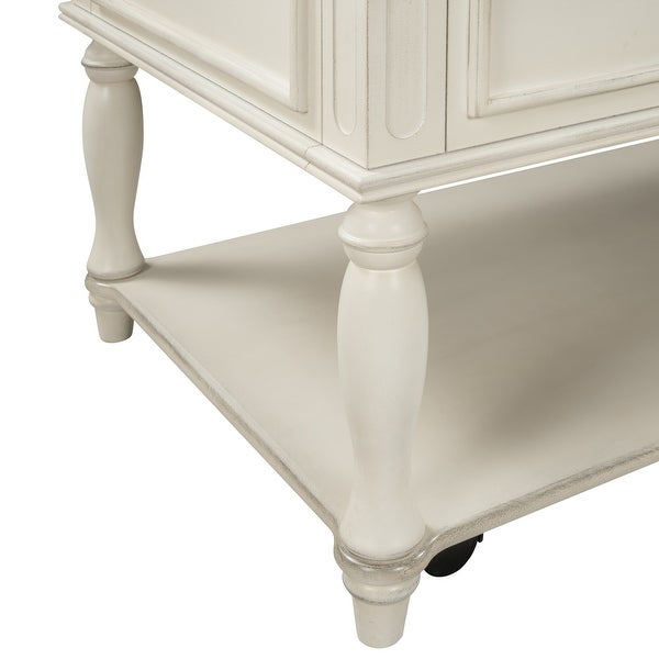 Retro Cocktail Table Coffee Table Easy Assembly Movable for Living Room, Bedroom