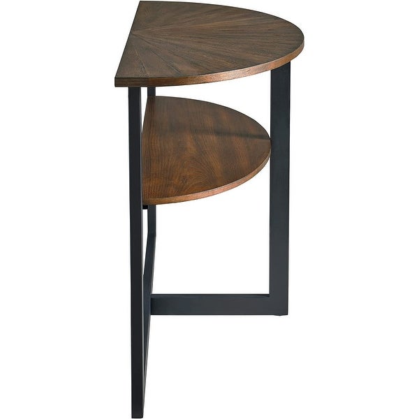 Console Table with Storage 2-Tier Sofa Table - 45