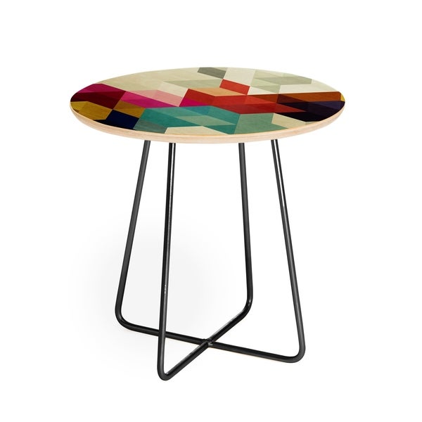 Deny Designs Modele 7 Side Table (Round or square, 2 leg options)