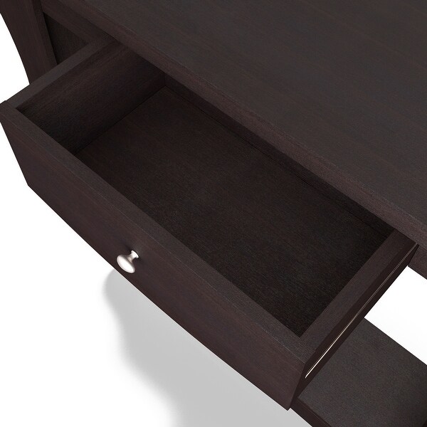 Furniture of America Caveline Contemporary Walnut Console Table